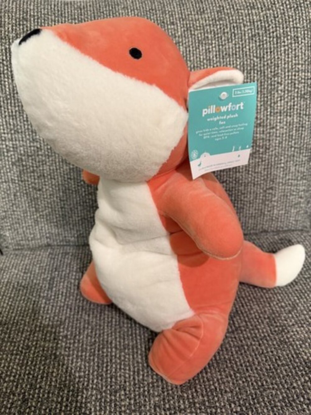 BNWT Pillowfort Fox Weighted Plush Stuffed Animal - HTF